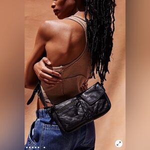 Free People Teal Crossbody Bag